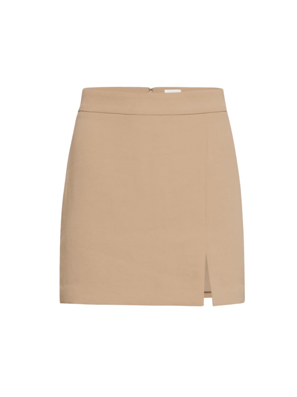 Aritzia Beige Mini Skirt Wilfred Patio Crepette Gold Size 6